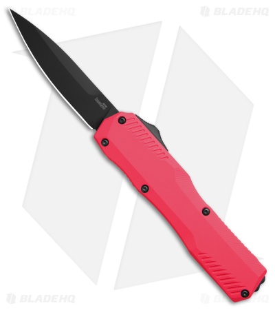 Kershaw Livewire MagnaCut OTF Automatic Knife Pink Aluminum (3.4" Black)