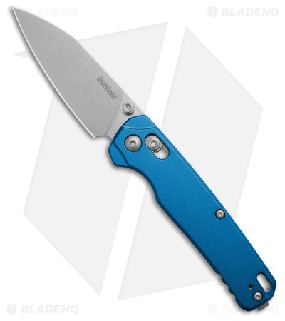 Kershaw Bel Air MagnaCut DuraLock Knife Blue Aluminum (3" Stonewash)