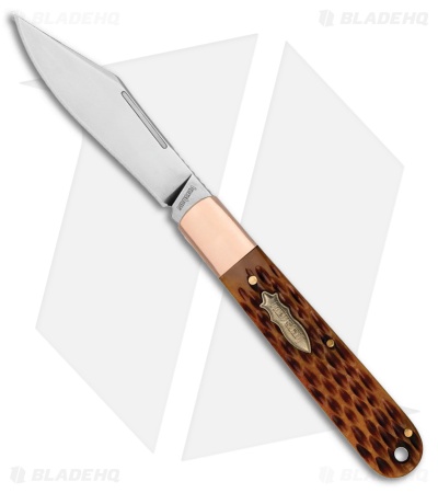 Kershaw Culpepper Clip Point Slip Joint Knife Brown Jigged Bone (3.25" Satin)