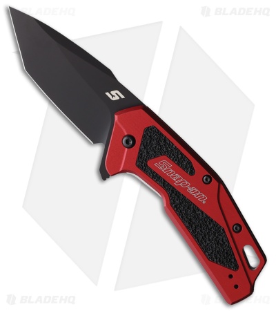 Kershaw Snap-On Liner Lock Knife Red Aluminum (Black)