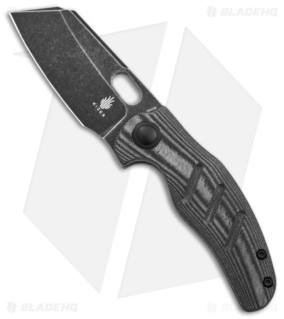 Kizer Mini Sheepdog C01 Slip Joint Black Micarta (2.6