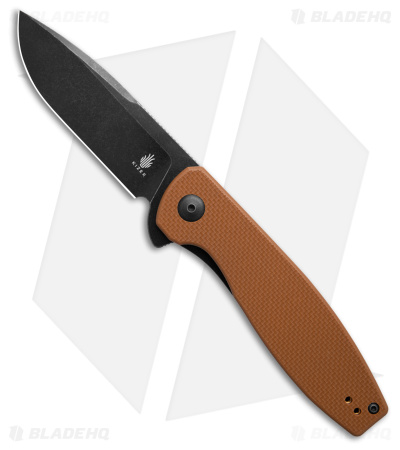 Kizer The Swedge Liner Lock Knife Brown G-10 (3.5