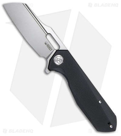 Kubey Atlas Nest Liner Lock Knife Black G-10 (3.3" Bead Blast)