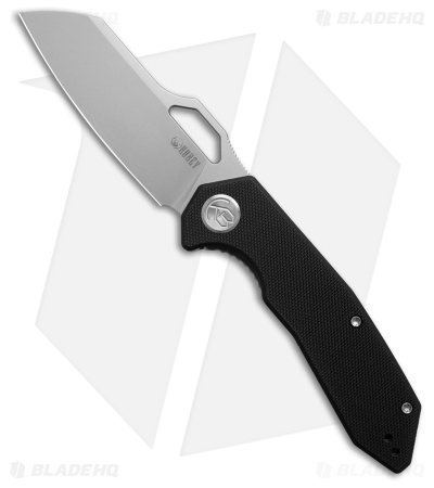 Kubey Coeus Liner Lock Knife Black G-10 (3.1" Bead Blast D2)