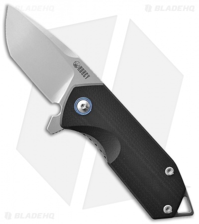 Kubey Campe Nest EDC Liner Lock Knife Black G-10 (2.3" Satin)
