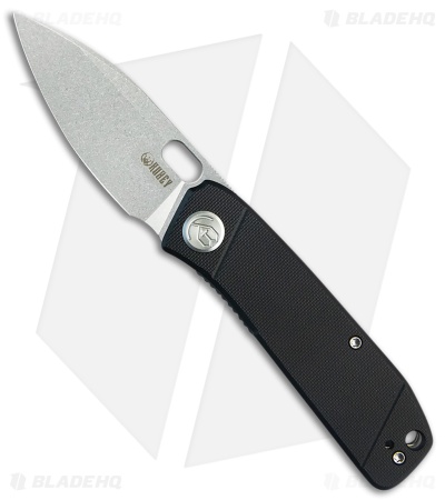 Kubey Knives Hyde Liner Lock Knife Black G-10 (3" BB/SW)