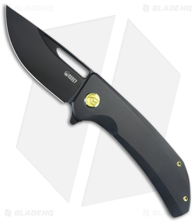 Kubey Hyperion Frame Lock Titanium Black (3.50" Black)
