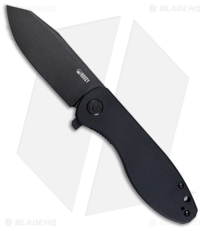 Kubey Master Chief Knife Black G-10/Black SW - Blade HQ