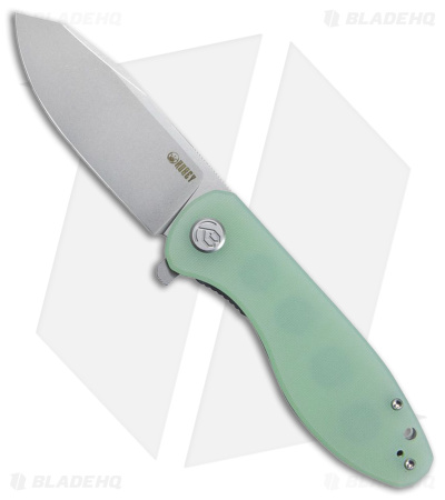 Kubey Master Chief Knife Jade G-10 + SW - Blade HQ