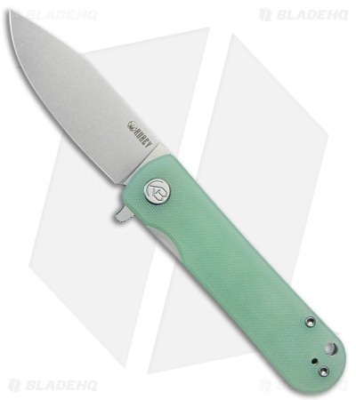Kubey NEO Liner Lock Jade G-10 (2.99" Bead Blast)