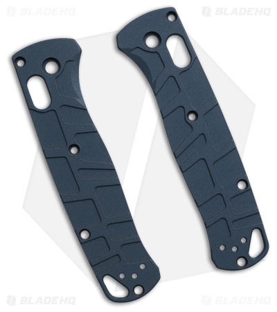 Lex Custom International Benchmade Bugout 535 Titanium Turtle Scales - Blue Ti