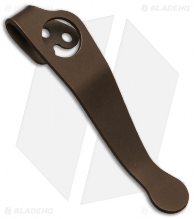 Lynch Northwest Spyderco Para 3 Ti Pocket Clip Clear Cerakote (Bronze Ano) NW