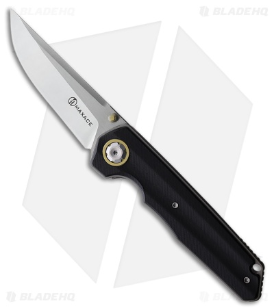 Maxace Samurai 2.0 Liner Lock Knife Black G-10 (3.75" Satin)