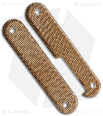 MKM Micarta Scales for MKM Malga 6 Multi-Tool Knife - Natural