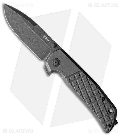 MKM Maximo Frame Lock Knife Dark Stonewash Titanium (3.23