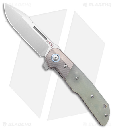 MKM Terzuola Clap Liner Jade G-10 Ti Bolsters - Blade HQ