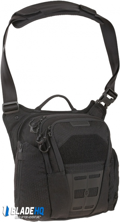 Maxpedition AGR VELDSPAR Crossbody CCW Nylon Bag (Black)