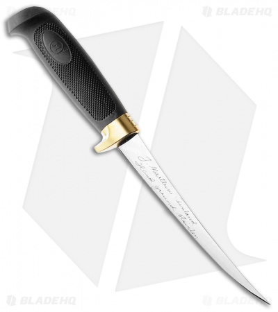 Marttiini Condor Golden Fillet Black Rubber Handle (6.00" Satin)
