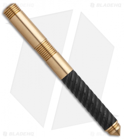 Matthew Martin Tactical 500 Series Pen (Machined CF/Brass) 500BCF-S