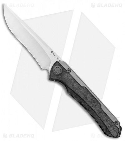 Maxace Kestrel Frame Lock Knife Shred Carbon Fiber (3.75