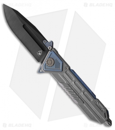 Maxace Midnight Mammoth Frame Lock Knife Titanium (4.4" Black)
