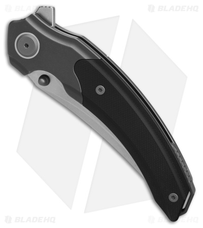 Maxace Rock Knife Black G-10 + Ti M390 MRK01 - Blade HQ