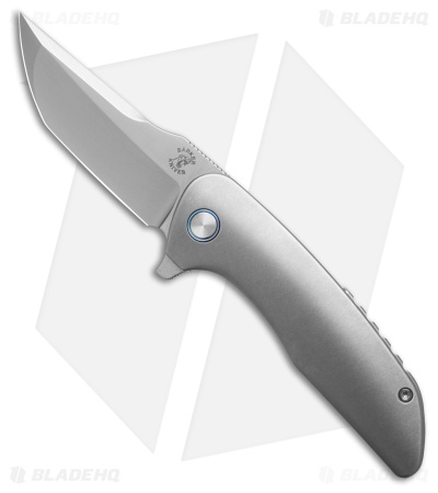 Mechforce + Barker Collab Hokkaido Frame Lock Knife Standard Titanium (3.8" SW)