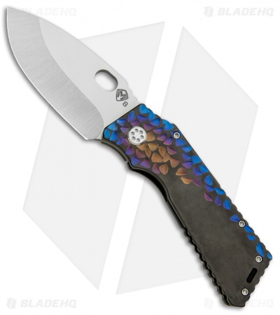 Medford Custom TFF-H Frame Lock Knife Sculpted Fade Ano PVD Ti (4