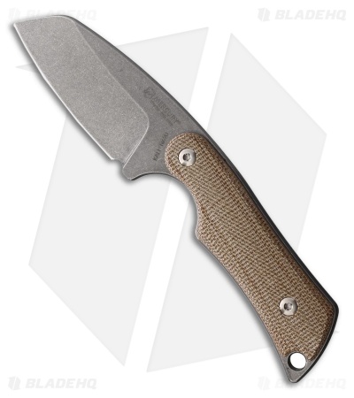 Mercury Kali Sheepsfoot Fixed Blade Natural Micarta (3.38 Stonewash)