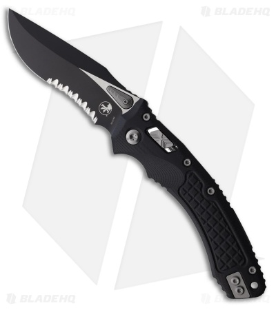 Microtech Amphibian Ram-Lok Knife Frag Black G-10 (3.9" Black)