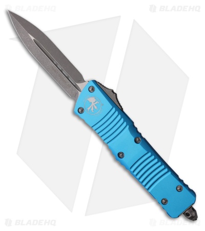Microtech Combat Troodon D/E OTF Automatic Knife Blue (4" Apocalyptic)