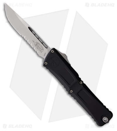 Microtech Combat Troodon Gen III S/E OTF Automatic Knife Black Al (4" SW Serr)