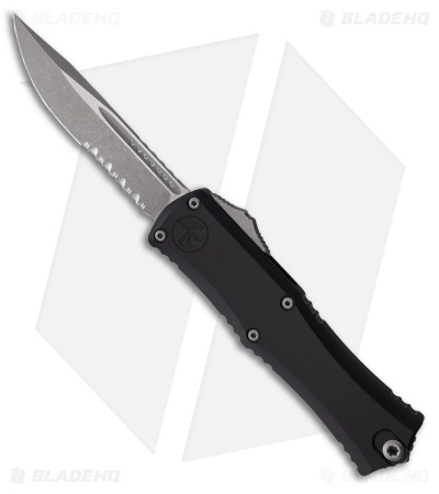 Microtech Hera II Mini S/E OTF Automatic Knife Black Al (2.9" Apoc Serr)