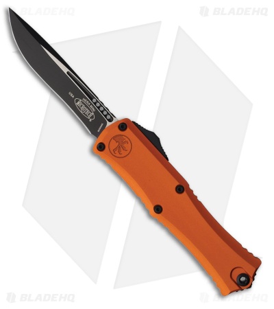 Microtech Hera II Mini S/E OTF Automatic Knife Orange Aluminum (2.9" Black)