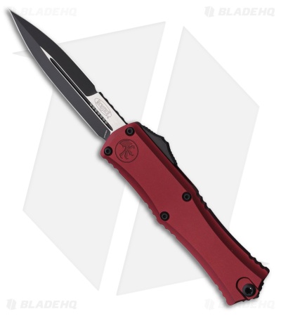 Microtech Hera II Mini 30th Anniversary S/E OTF Knife Merlot Red Al (2.9" Black)