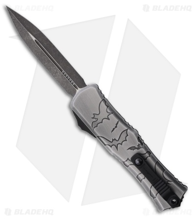 Microtech Hera II Mini D/E OTF Automatic Knife Bats Brushed Aluminum (2.9" Apoc)