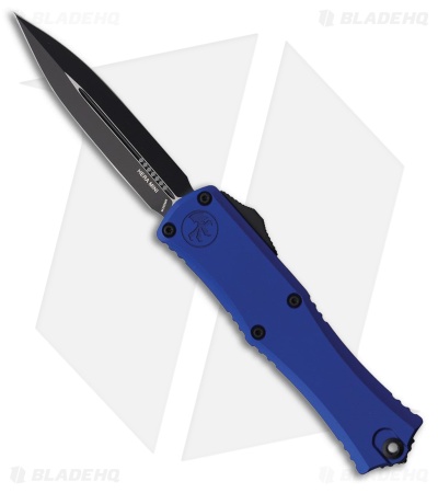 Microtech Hera II Mini D/E OTF Automatic Knife Navy Blue Aluminum (2.9" Black)
