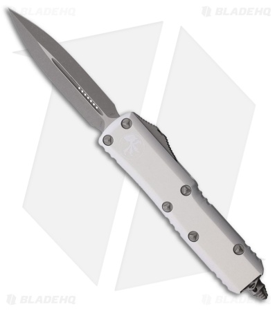 Microtech UTX-85 D/E OTF Automatic Knife Clear Aluminum (3.1" Apocalyptic)