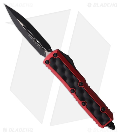 Microtech Daytona D/E OTF Automatic Knife Red/Black Steel Bubble (3