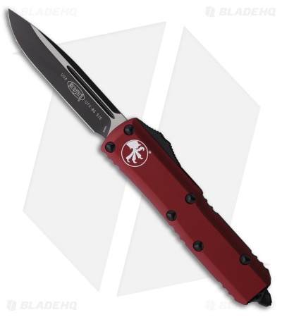 Microtech UTX-85 S/E OTF Automatic Knife Merlot Red Aluminum (3.1