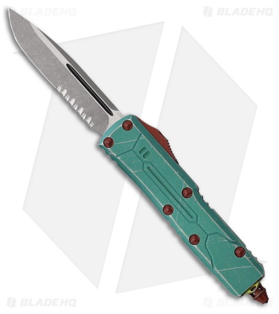 Microtech UTX-85 S/E OTF Automatic Knife Bounty Hunter (3.1" Apoc Serr)
