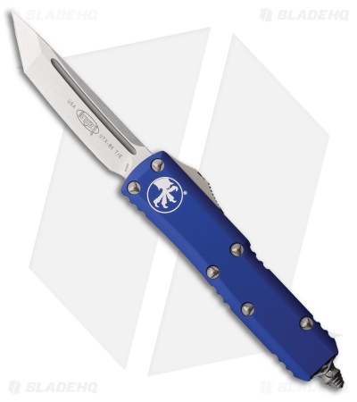 Microtech UTX-85 T/E OTF Automatic Knife Navy Aluminum (3.1" Stonewash)