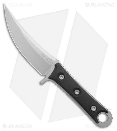 Microtech Borka SBK Fixed Blade Knife Black G-10 (5" Stonewash Serrated) 200-12