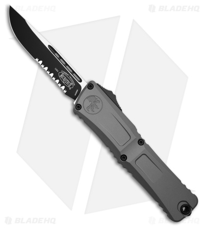Microtech Combat Troodon Gen III S/E OTF Knife Natural Clear (4" Two-Tone Serr)