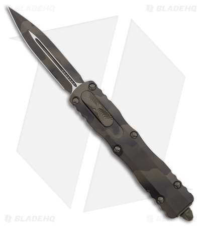 Microtech Dirac D/E Signature Series OTF Automatic Knife Olive Camo (2.88" Camo)