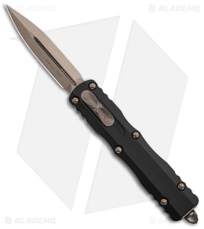 Microtech Dirac Dagger D/E OTF Automatic Knife Black (2.88" Bronze)