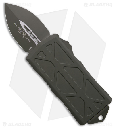 Microtech Exocet Dagger CA Legal OTF Automatic Knife OD Green Cerakote(1.9")