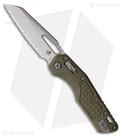 Microtech MSI Ram-Lok Knife Frag OD Green G-10 (3.8" SW Full Serr)