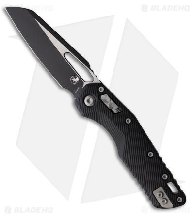 Microtech Standard Issue MSI Ram-Lok Knife Fluted Black Aluminum (3.8" Two-Tone)