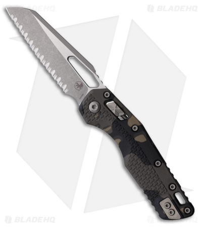 Microtech MSI Ram-Lok S/E Knife Tri Grip Tactical Camo (3.9" Apoc Full Serr)